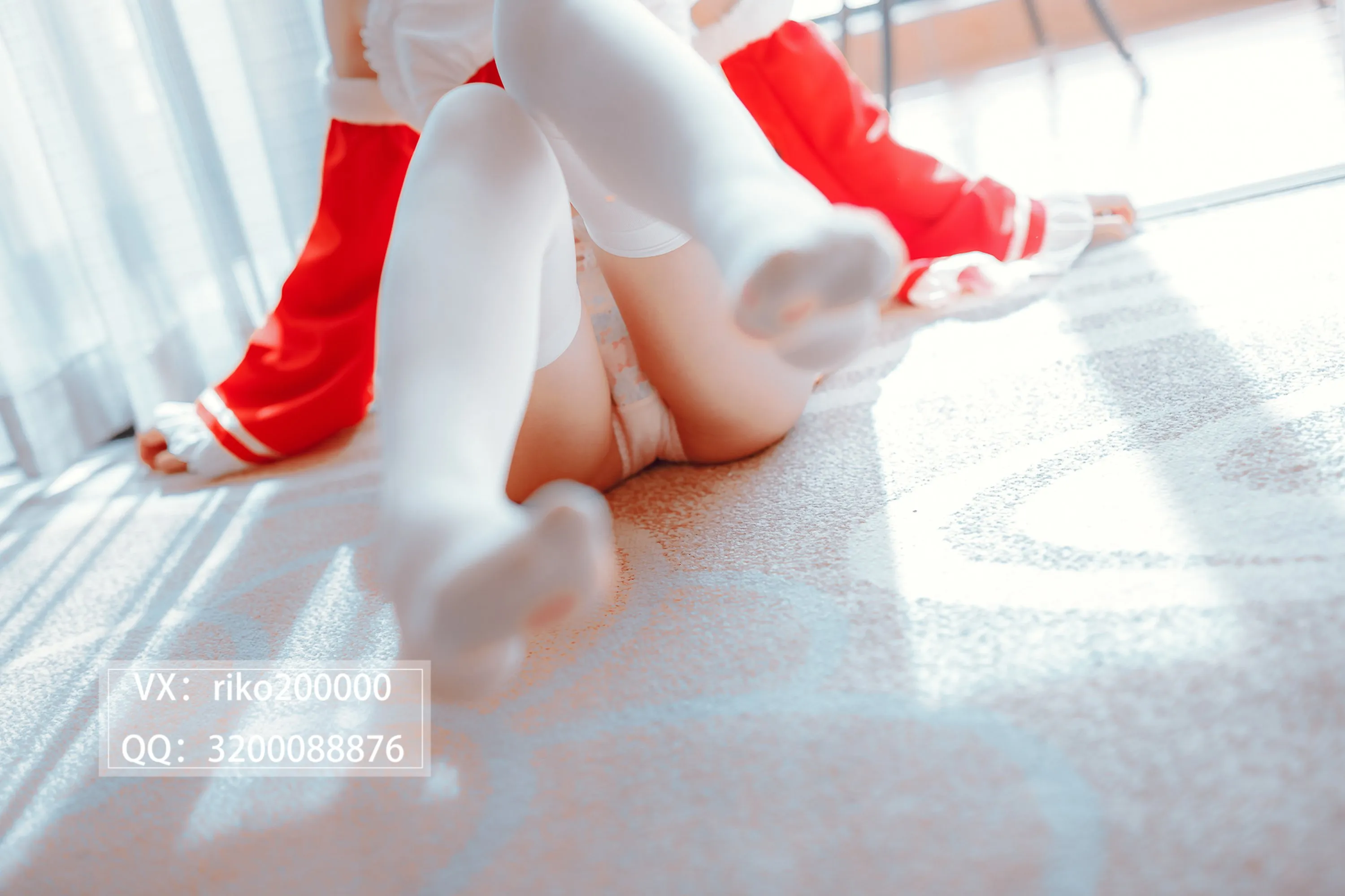 【网路收集系列】福利姬 奈莉酱《 圣诞蕾姆 》VIP福利帖【47P】