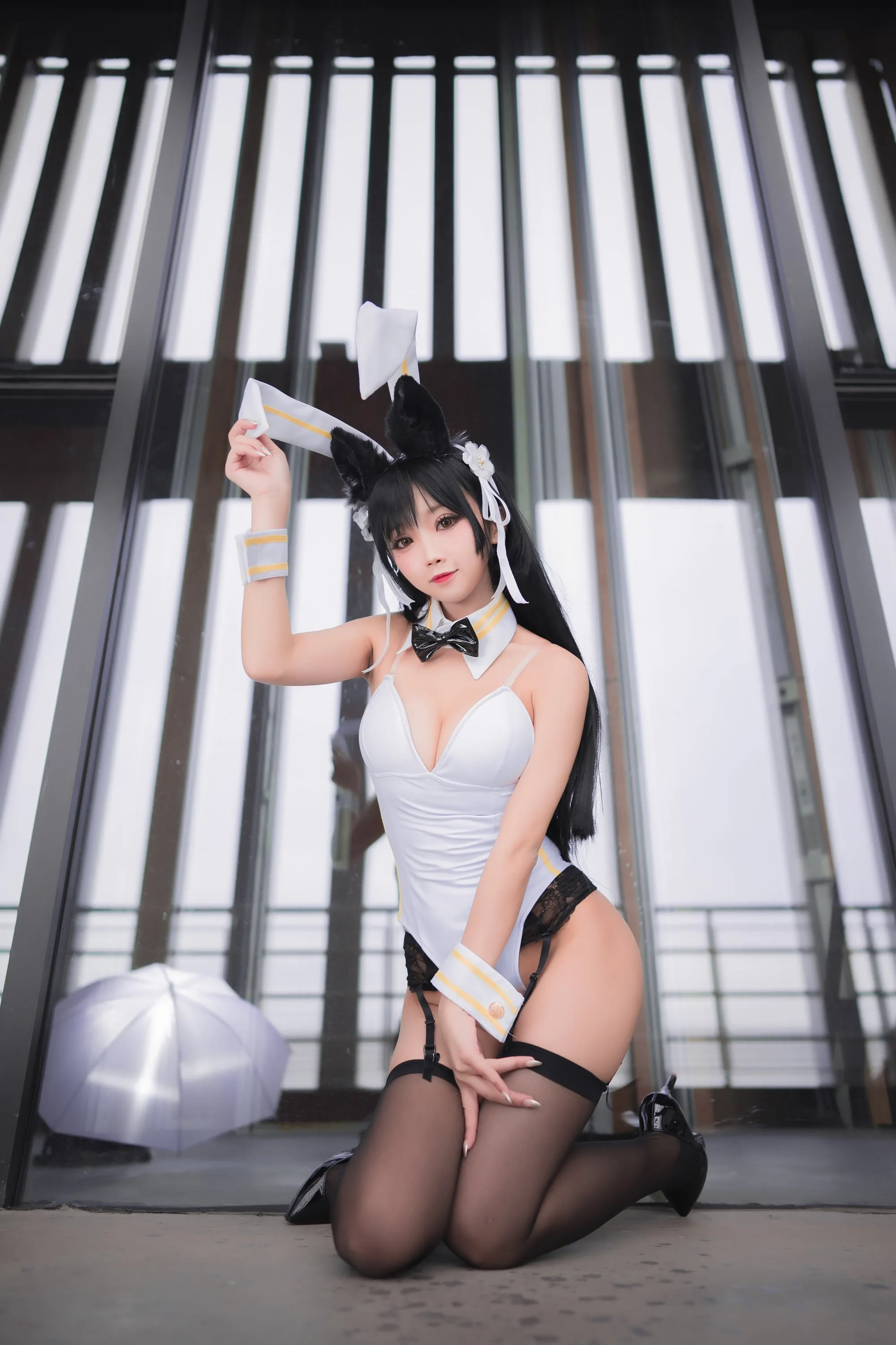 【网路收集系列】福利姬 鬼畜瑶《 黑丝兔女郎 》VIP福利帖【28P】
